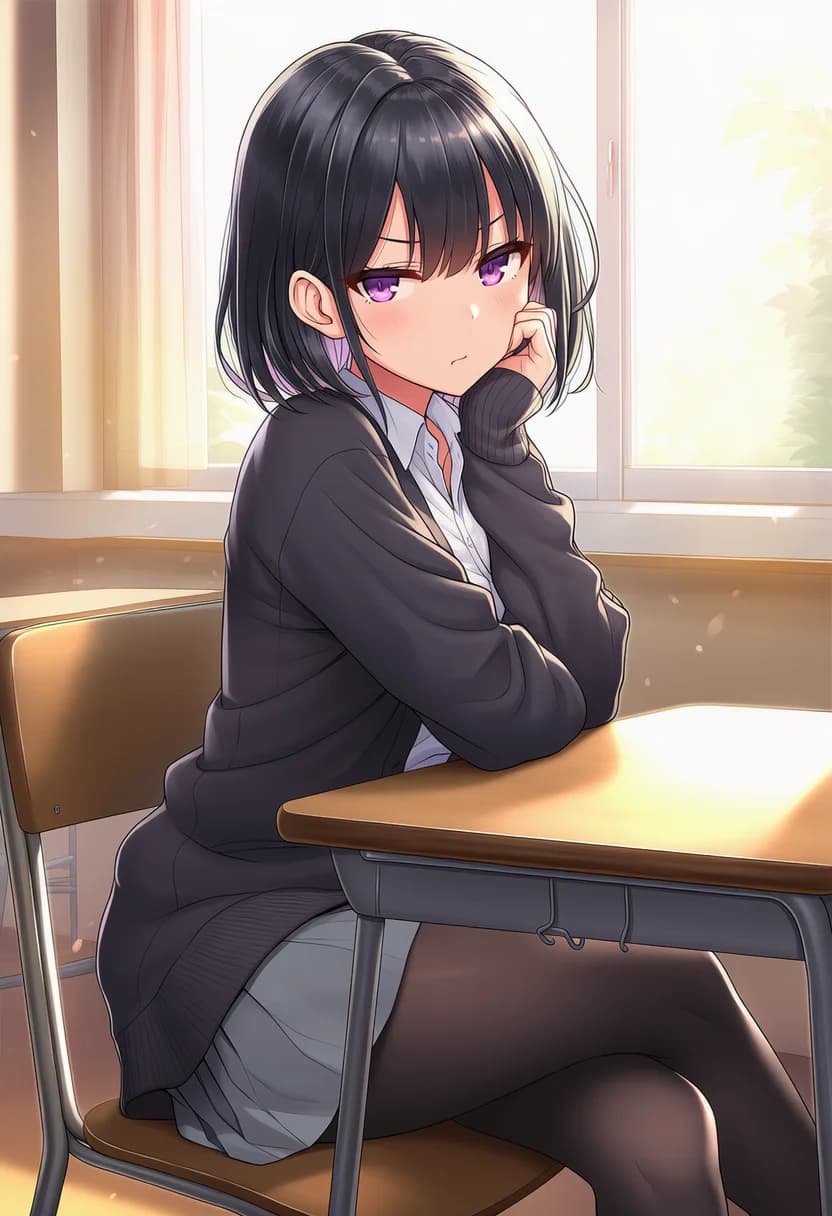 クール先輩のイラスト