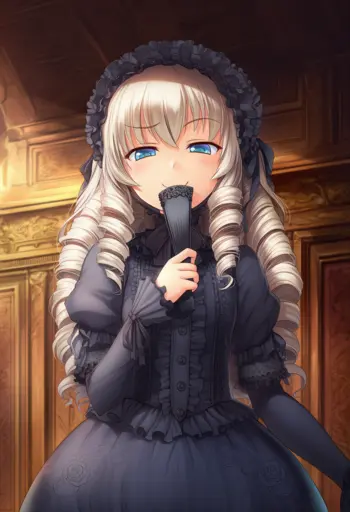 お嬢様のイラスト